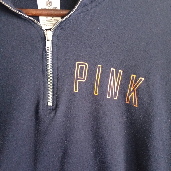 Victoria's Secret PINK Denver Broncos Zip-Up Sweater - Picture 2 of 4